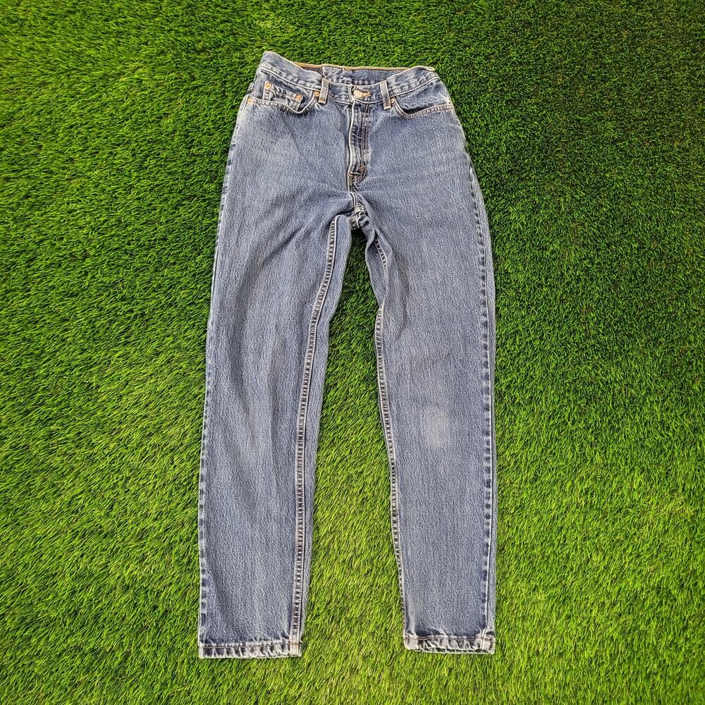 Vintage LEVIS 512 Slim Tapered Jeans Womens 2 26x31 USA Y2K